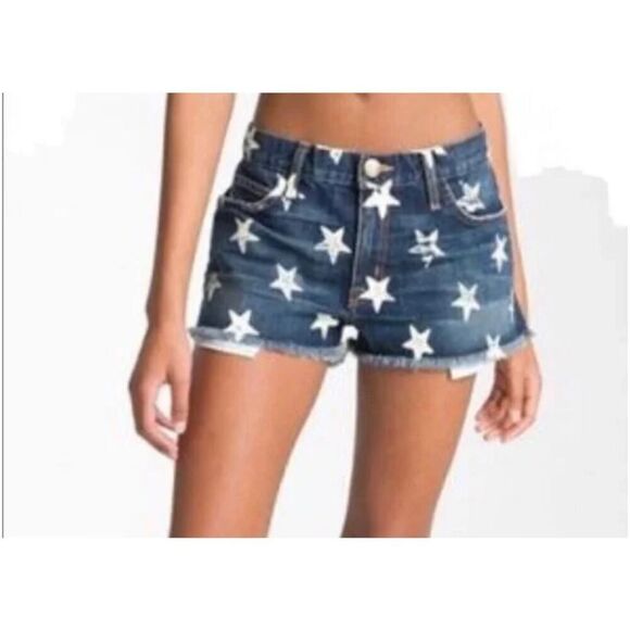 Current/Elliott Pants - Current/Elliott star boyfriend denim short size 28
